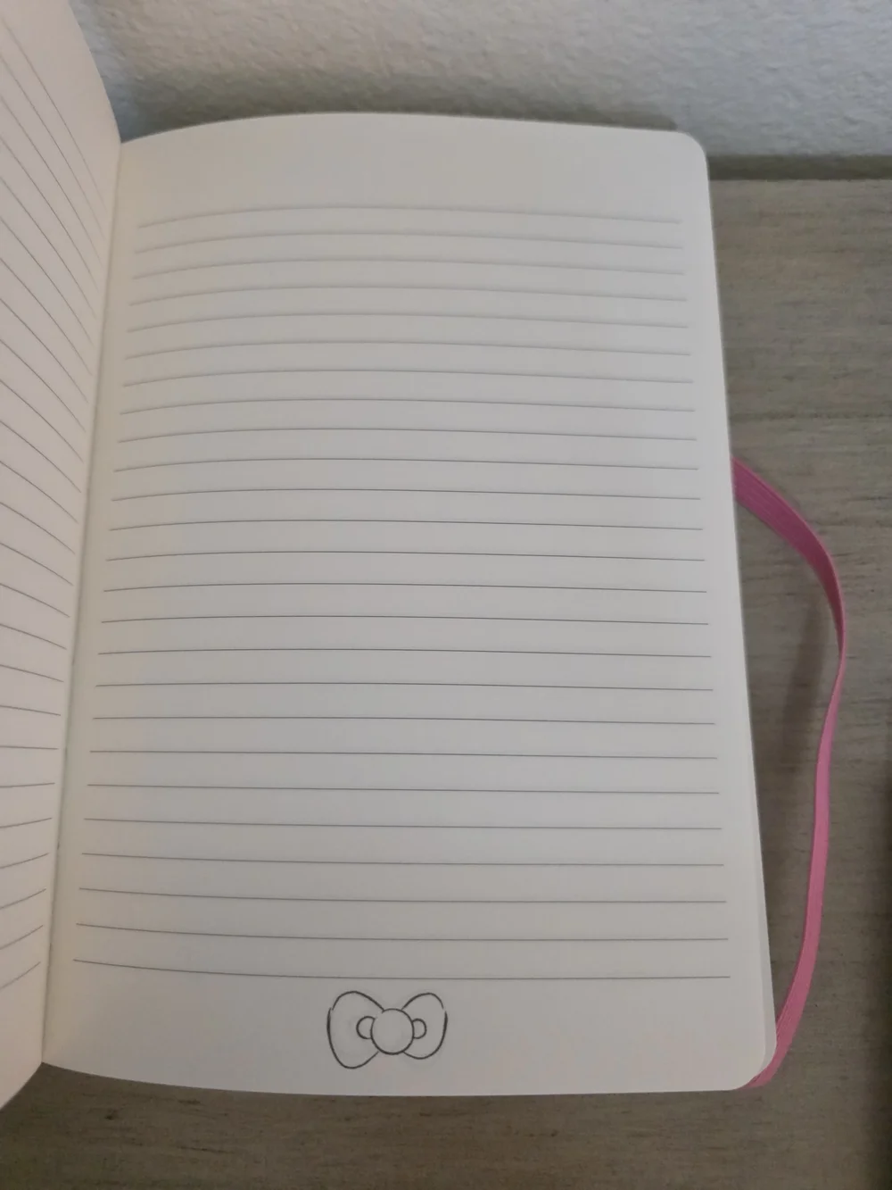 Hello Kitty Pink Elastic-Band Casebound Notebook NWT